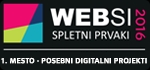 WEBSI 2016 - 1. mesto - posebni digitalni projekti